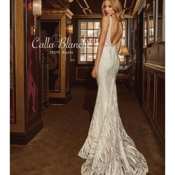 Calla Blanche Kayla Wedding Dress - Picture 9 of 9